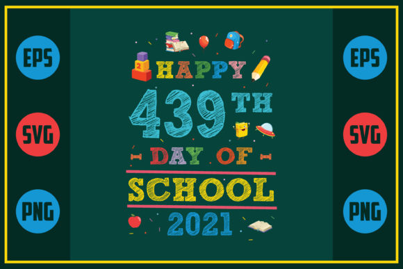 Celebrating 439th Day of School with Embroidery