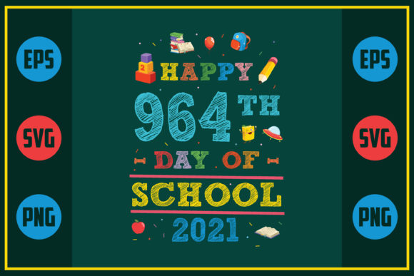 Celebrating 964 Days: A Unique Embroidery Design