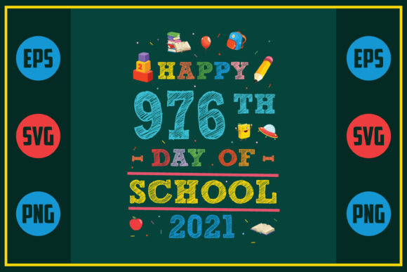 Celebrating 976 Days of School with Embroidery