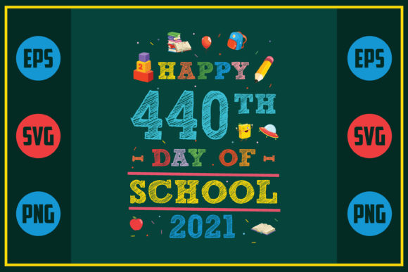Happy 440th Day of School 2021: A Unique Embroidery Design